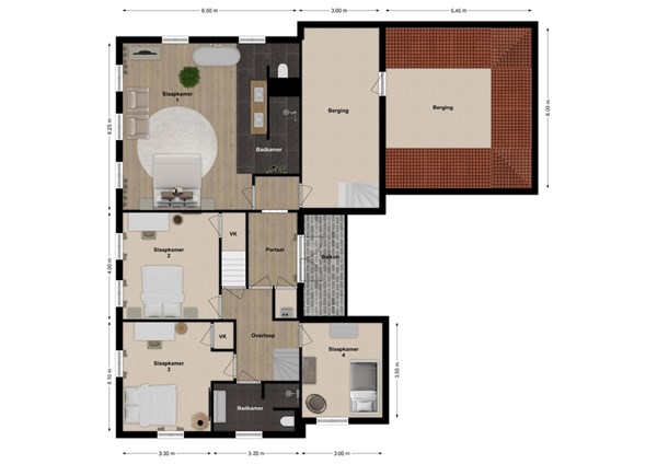 Dorpsstraat 19, 4268 GE Meeuwen - Plattegrond Dorpsstraat 19 Meeuwen Verdieping.jpg