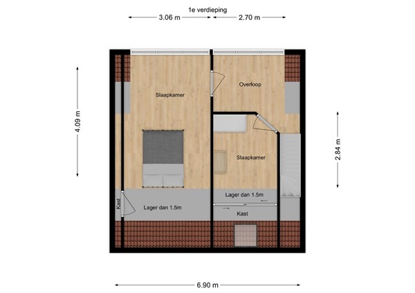 Beethovenstraat 1A, 5165 CL Waspik - 2 - Plattegrond EV.jpg