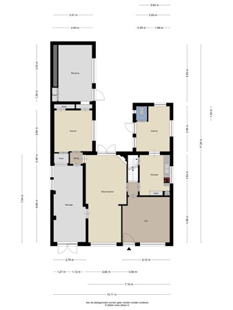 Plein 15, 5251 AS Vlijmen - Plattegrond Plein 15 Vlijmen Begane grond.jpg