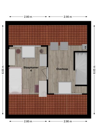 Korenschoof 13, 4283 HG Giessen - Plattegrond Korenschoof 13 Giessen Zolder.jpg