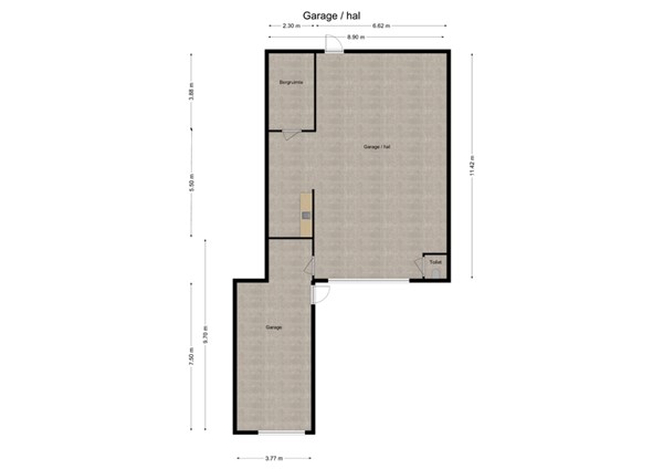 Van der Duinstraat 102A, 5161 BS Sprang-Capelle - 42 - Van der Duinstraat 102a Sprang-Capelle Plattegrond Z.jpg