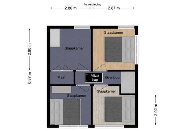 Jan de Rooijstraat 23, 5161 EG Sprang-Capelle - 2 - Plattegrond EV.jpg