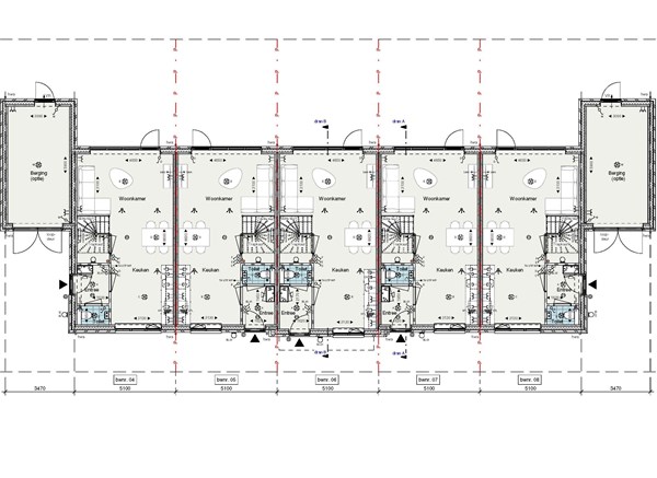 Rijksweg Bouwnummer 4, 4255 GE Nieuwendijk - Plattegrond Gantelhoeve Nieuwendijk Begane grond - rijwoningen.jpg