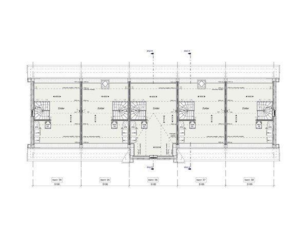 Rijksweg Bouwnummer 4, 4255 GE Nieuwendijk - Plattegrond Gantelhoeve Nieuwendijk NB Zolder - rijwoningen.jpg