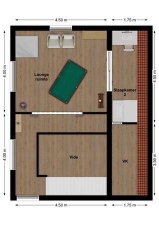 Kildijk 72, 4255 TD Nieuwendijk - Plattegrond Kildijk 72 Nieuwendijk NB Verdieping.jpg