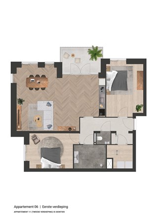 Hoofdstraat Bouwnummer 11, 4265 HJ Genderen - Plattegrond Bouwnummer 11.jpg