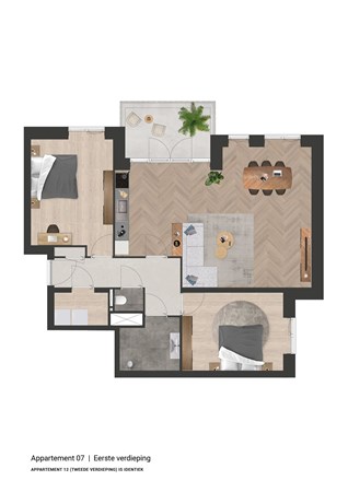 Hoofdstraat Bouwnummer 12, 4265 HJ Genderen - Plattegrond Bouwnummer 12.jpg