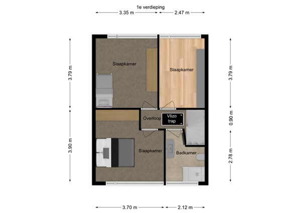 Van Goghstraat 24, 5161 VE Sprang-Capelle - 2 - Plattegrond EV.jpg