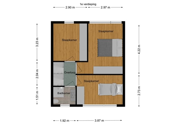 Diepenbrocksingel 45, 5144 XB Waalwijk - 2 - Plattegrond EV.jpg