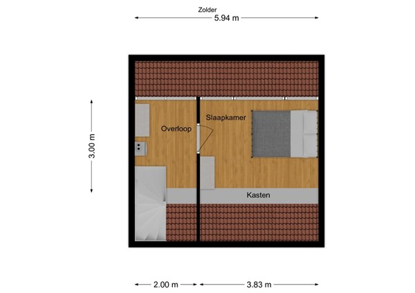 Diepenbrocksingel 45, 5144 XB Waalwijk - 3 - Plattegrond Z.jpg