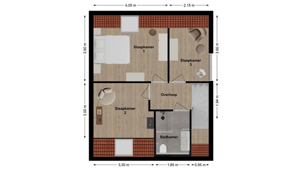 Anjerlaan 93, 4286 CP Almkerk - Plattegrond verdieping  Anjerlaan 93 Almkerk.jpg