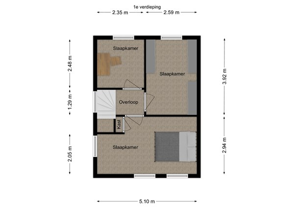 Rector Gelissenstraat 8, 5165 AP Waspik - 2 - Plattegrond EV.jpg