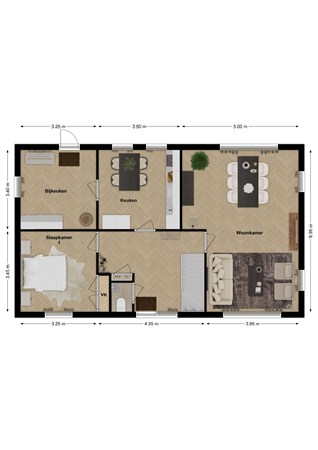 Schoolstraat 6, 4283 GC Giessen - Plattegrond Schoolstraat 6 Giessen Begane grond.jpg