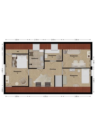 Schoolstraat 6, 4283 GC Giessen - Plattegrond Schoolstraat 6 Giessen Verdieping.jpg