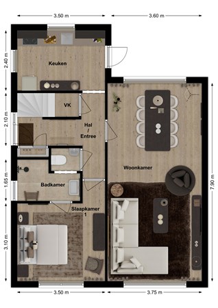 Uithovensestraat 25, 5321 GC Hedel - Plattegrond Uithovensestraat 25 Hedel Begane grond.jpg