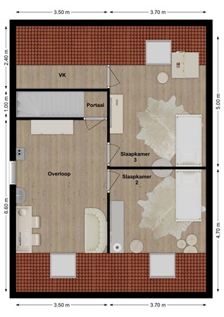 Uithovensestraat 25, 5321 GC Hedel - Plattegrond Uithovensestraat 25 Hedel Verdieping.jpg