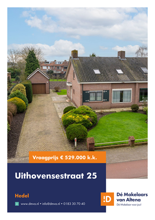 Brochure preview - Brochure Uithovensestraat 25 Hedel.pdf