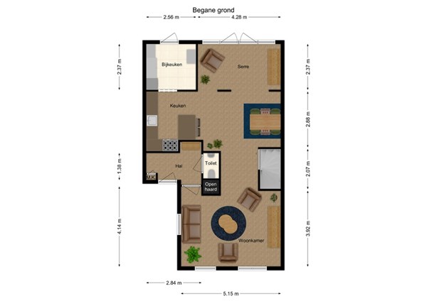 Venakker 16, 5171 WX Kaatsheuvel - 1 - Plattegrond BG.jpg