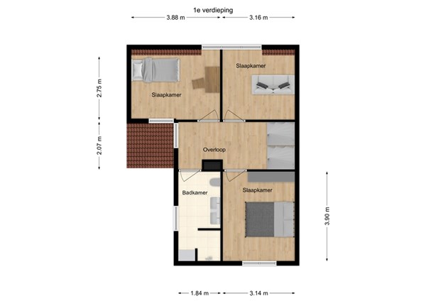 Venakker 16, 5171 WX Kaatsheuvel - 2 - Plattegrond EV.jpg