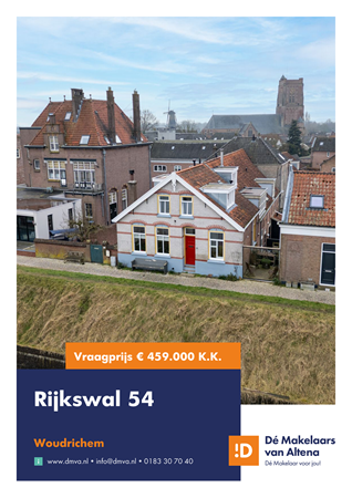Brochure preview - Brochure Rijkswal 54 Woudrichem.pdf