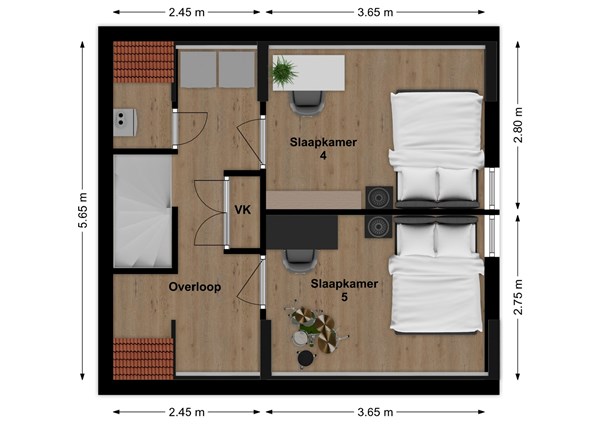 Dokter Oosteromstraat 14, 4281 LD Andel - Plattegrond Dokter Oosteromstraat 14 Andel Zolder.jpg