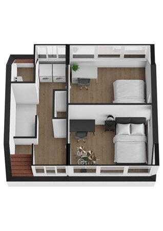 Dokter Oosteromstraat 14, 4281 LD Andel - Plattegrond 3D Dokter Oosteromstraat 14 Andel Zolder.jpg