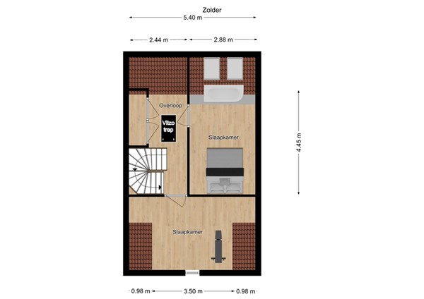 Wilgenplantsoen 19, 5165 BL Waspik - 3 - Plattegrond Z.jpg
