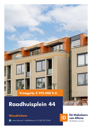 Brochure preview - Brochure Raadhuisplein 44 Woudrichem.pdf