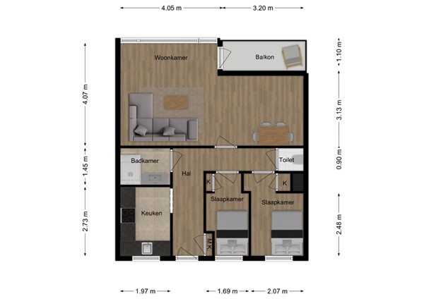 St. Jansplein 15, 5141 GR Waalwijk - 1 - Plattegrond.jpg