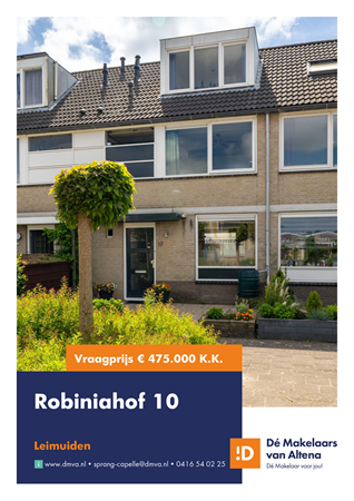 Brochure preview - Robiniahof 10, 2451 XB LEIMUIDEN (1)