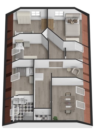 Uitwijksestraat 6, 4288 JB Uitwijk - Plattegrond 3D Uitwijksestraat 6 Uitwijk Verdieping.jpg