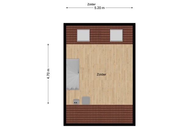 Mgr. Bekkersstraat 18, 5146 DV Waalwijk - 19 - Plattegrond Z.jpg