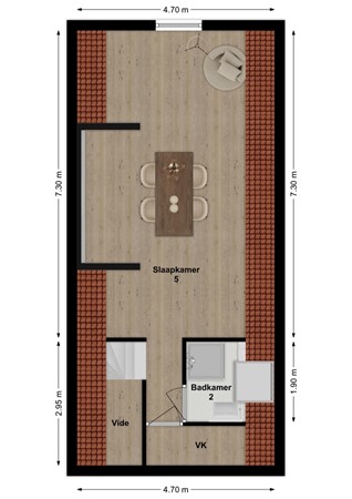 Galerij 8, 4286 AS Almkerk - Plattegrond Galerij 8 Almkerk Verdieping schuur.jpg