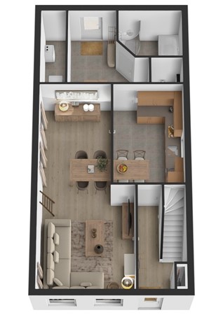 Jachtlaan 42, 4273 LE Hank - Plattegrond 3D Jachtlaan 42 Hank Begane grond.jpg