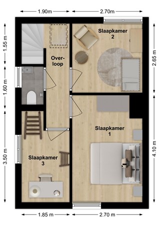 Buitenkade 20, 4273 GR Hank - Plattegrond Buitenkade 20 Hank Verdieping.jpg
