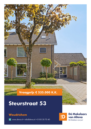 Brochure preview - Brochure Steurstraat 53 Woudrichem.pdf