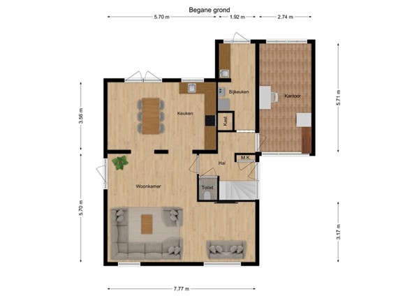 Kuiperspolderke 40, 4944 BX Raamsdonk - 1 - Plattegrond BG.jpg