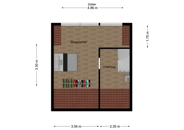 van Berckenrodelaan 22, 5141 AT Waalwijk - 3 - Plattegrond Z.jpg