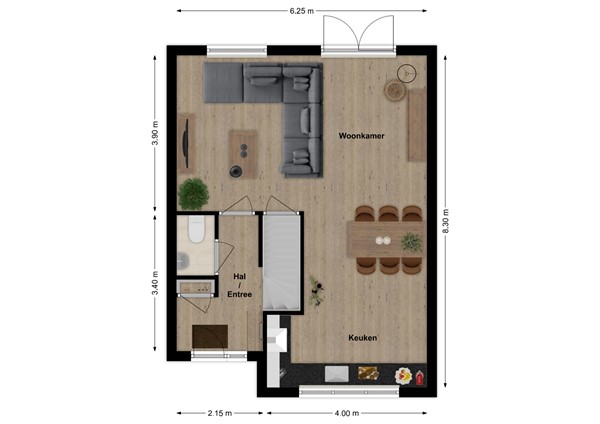 Amaryllishof 39, 4255 JM Nieuwendijk - Plattegrond Amaryllishof 39 Nieuwendijk Begane grond.jpg