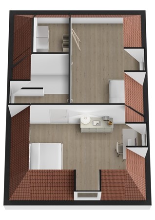 Ravelijn 14, 4285 ED Woudrichem - Plattegrond 3D Ravelijn 14 Woudrichem Zolder.jpg