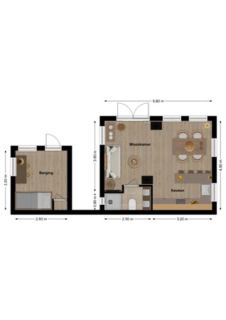 Veense Put 90, 4264 AL Veen - Plattegrond Veense Put 90 Veen.jpg
