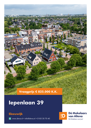 Brochure preview - Brochure Iepenlaan 39 Sleeuwijk.pdf