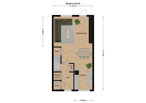 Zilverlinde 6, 5172 GN Kaatsheuvel - 1 - Plattegrond BG.jpg