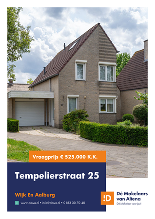 Brochure preview - Brochure Tempelierstraat 25 Wijk en Aalburg.pdf