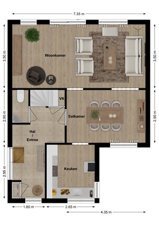 Tempelierstraat 25, 4261 DD Wijk en Aalburg - Plattegrond Tempelierstraat 25 Wijk en Aalburg Begane grond.jpg