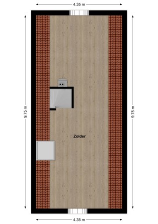 Tempelierstraat 25, 4261 DD Wijk en Aalburg - Plattegrond Tempelierstraat 25 Wijk en Aalburg Zolder.jpg