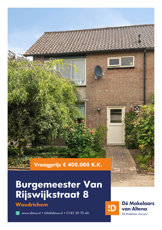 Brochure preview - Brochure Burgemeester Van Rijswijkstraat 8 Woudrichem.pdf