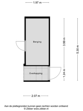 Galgenweg 71, 4761 KR Zevenbergen - Plattegrond berging.jpg