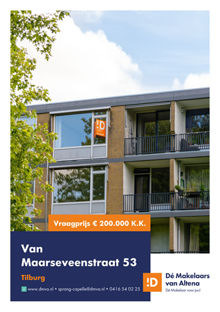 Brochure preview - Van Maarseveenstraat 53, 5042 PK TILBURG (1)