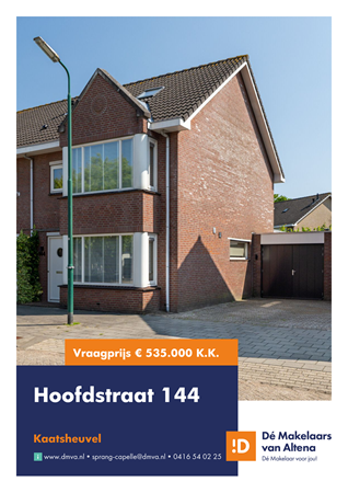 Brochure preview - Hoofdstraat 144, 5171 DH KAATSHEUVEL (1)